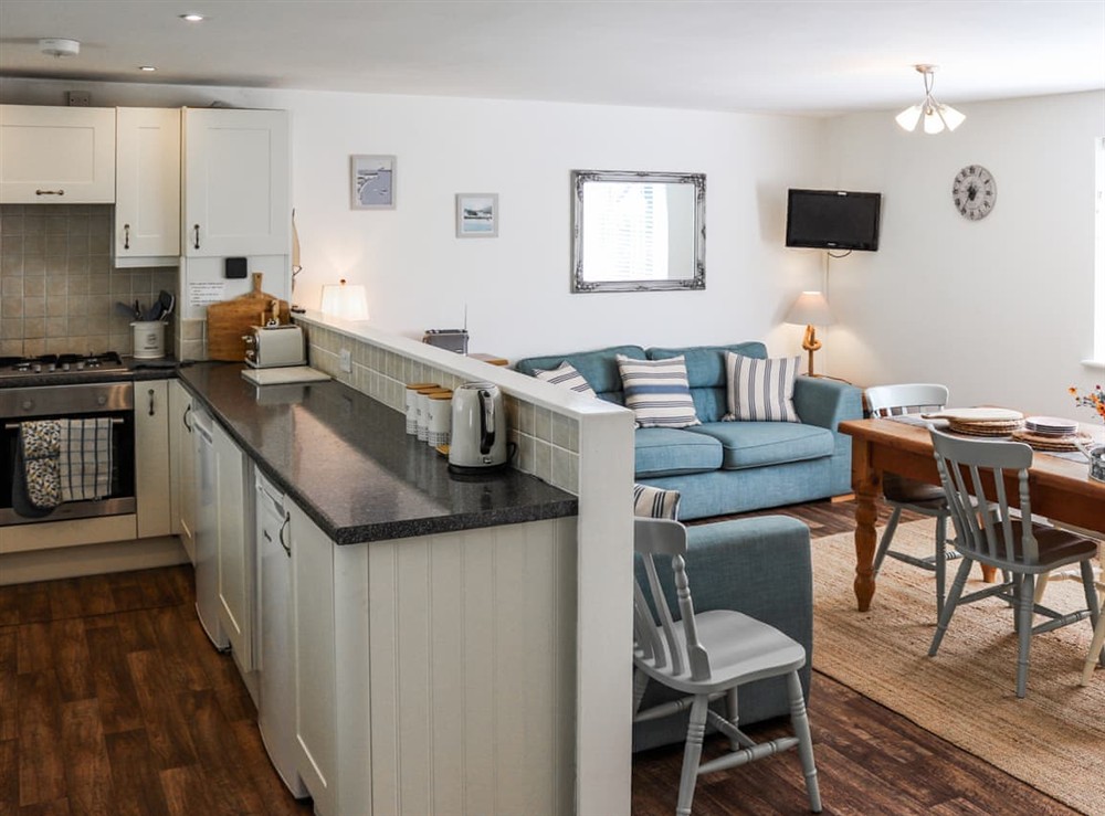 Kitchen at Y Bwythyn in Bangor nr Menai Bridge, Gwynedd