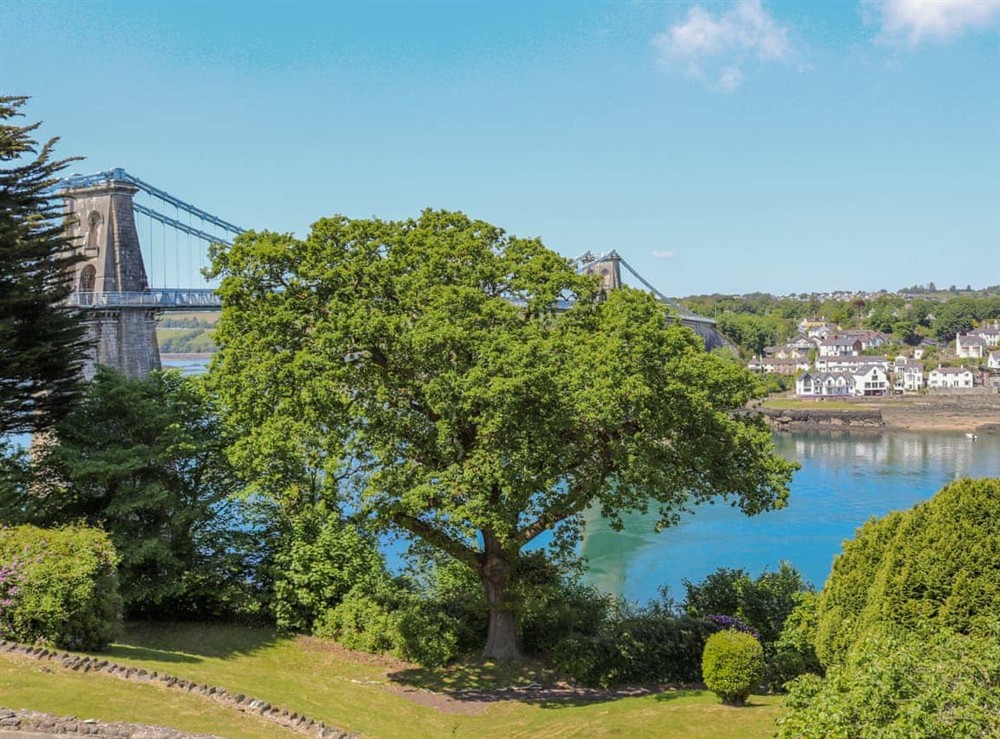 View at Y Bwythyn in Bangor nr Menai Bridge, Gwynedd