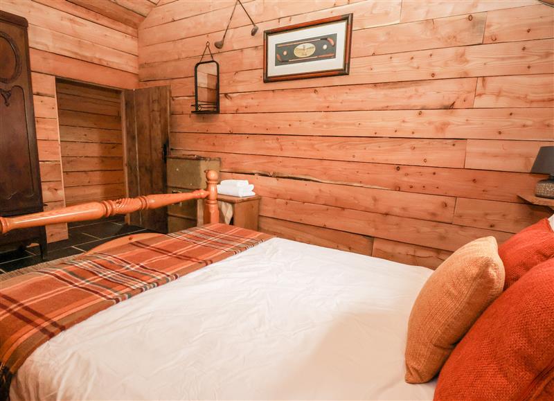 A bedroom in Y Caban at Y Caban, Pontfadog near Llangollen