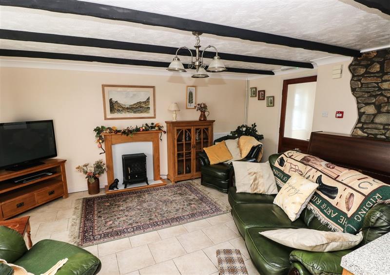 The living room at Y Cartws, Rhydowen near Llandysul