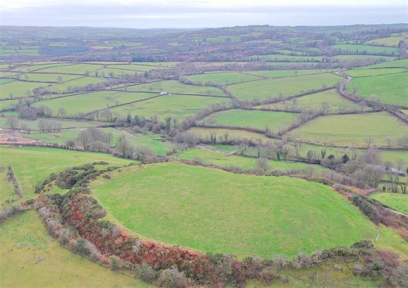 Rural landscape at Y Cwlwm - The Celtic Knot, Near Lampeter