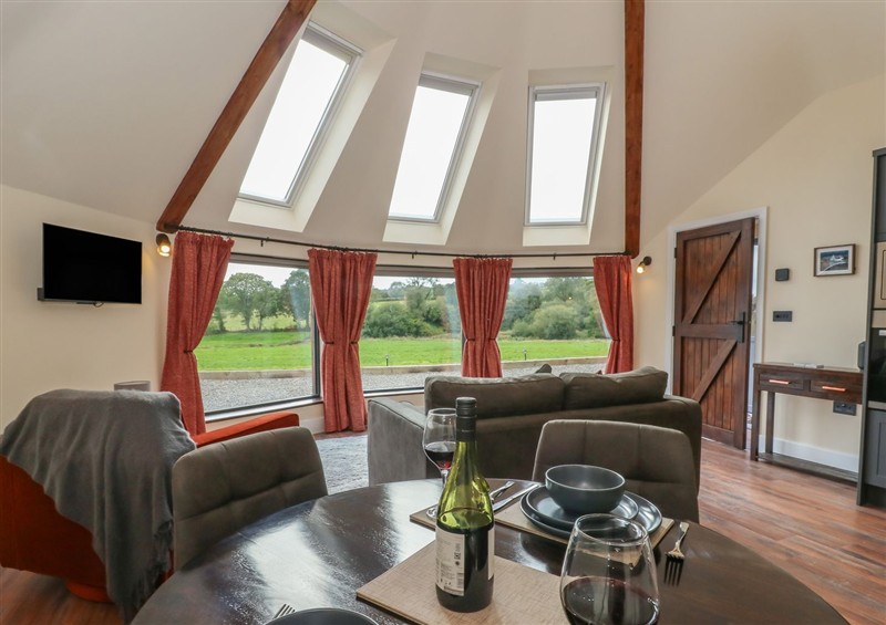 This is the living room at Y Cwlwm - The Celtic Knot, Near Lampeter