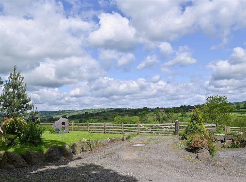 View at Y Dderwen in Llanfair Caereinion, Powys