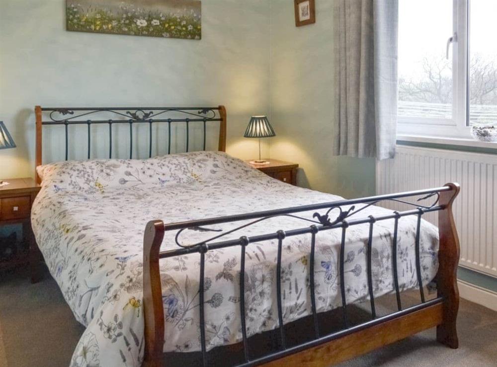 Relaxing double bedroom at Y Ddol in Pontrug, near Caernarfon, Gwynedd