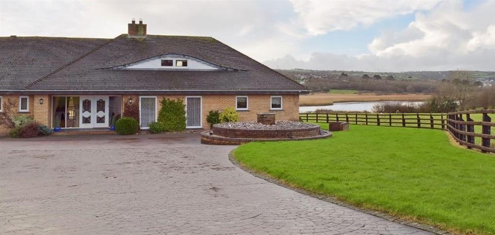 Private driveway leading to Y Dorlan at Y Dorlan in Cardigan, Dyfed