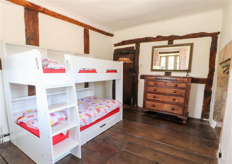 One of the bedrooms at Y Fferm, Pontblyddyn