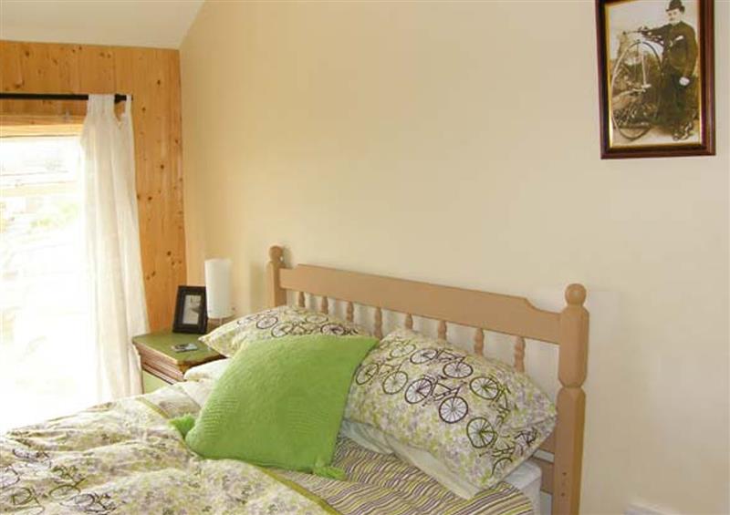 One of the bedrooms at Y Garth, Ferryside
