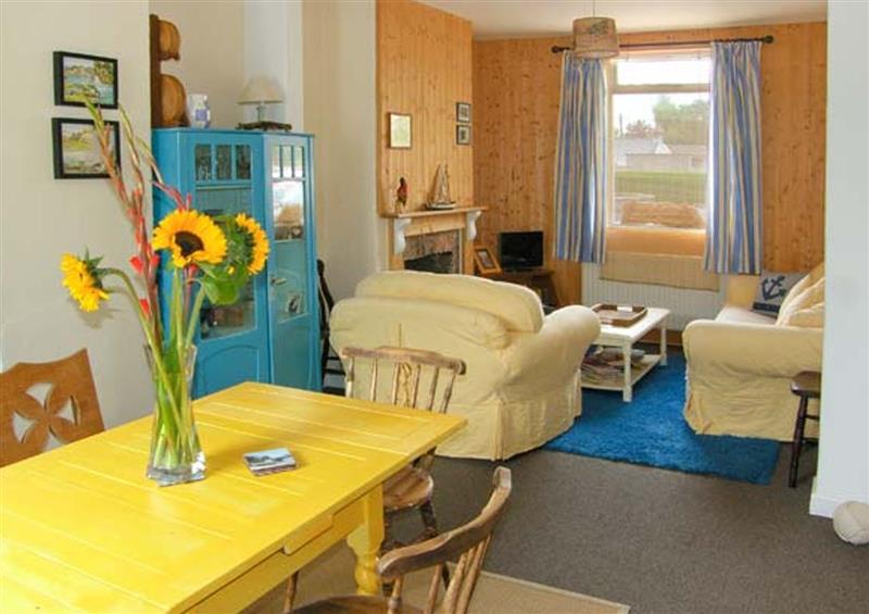 Relax in the living area at Y Garth, Ferryside