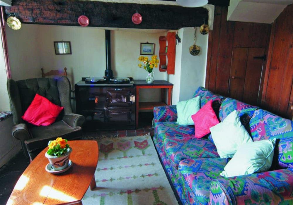 Living room at Y Gegin in Pwllheli, Gwynedd