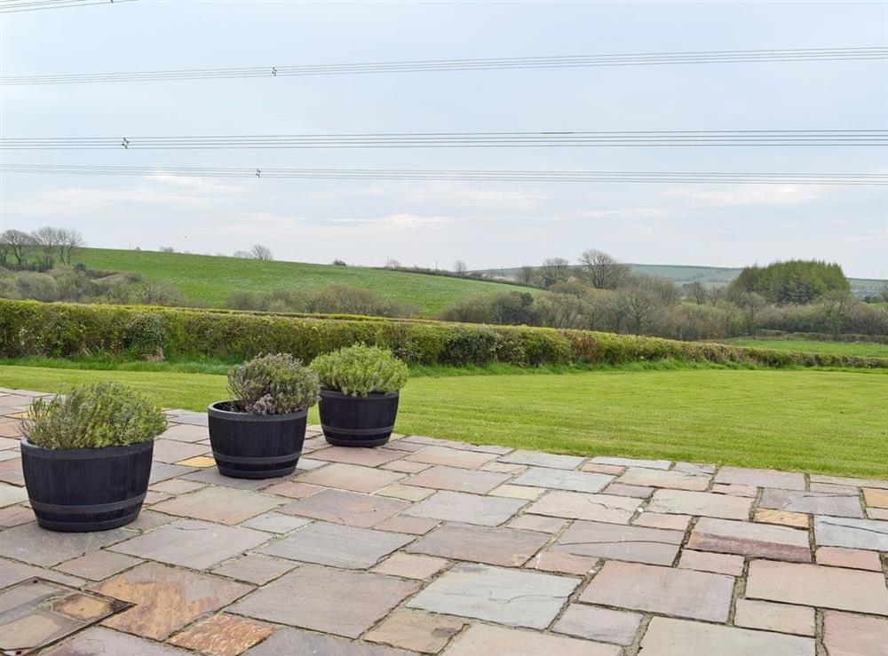 Lovely countryside views at Y Hendy Llaeth in Red Roses, near Whitland, Dyfed