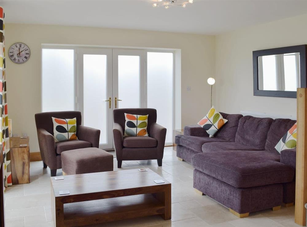 Spacious living room at Y Hendy Llaeth in Red Roses, near Whitland, Dyfed