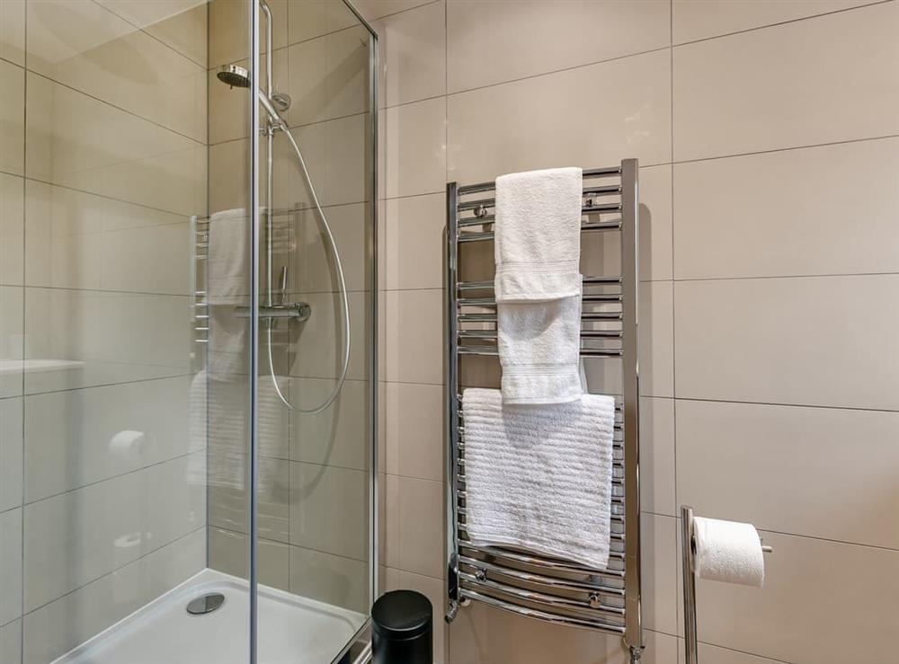 Shower room at Y Lonydd in Aberaeron, Dyfed