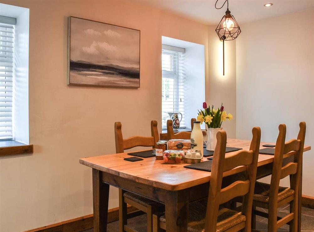 Dining Area at Y Parlwr in Kidwelly, Dyfed