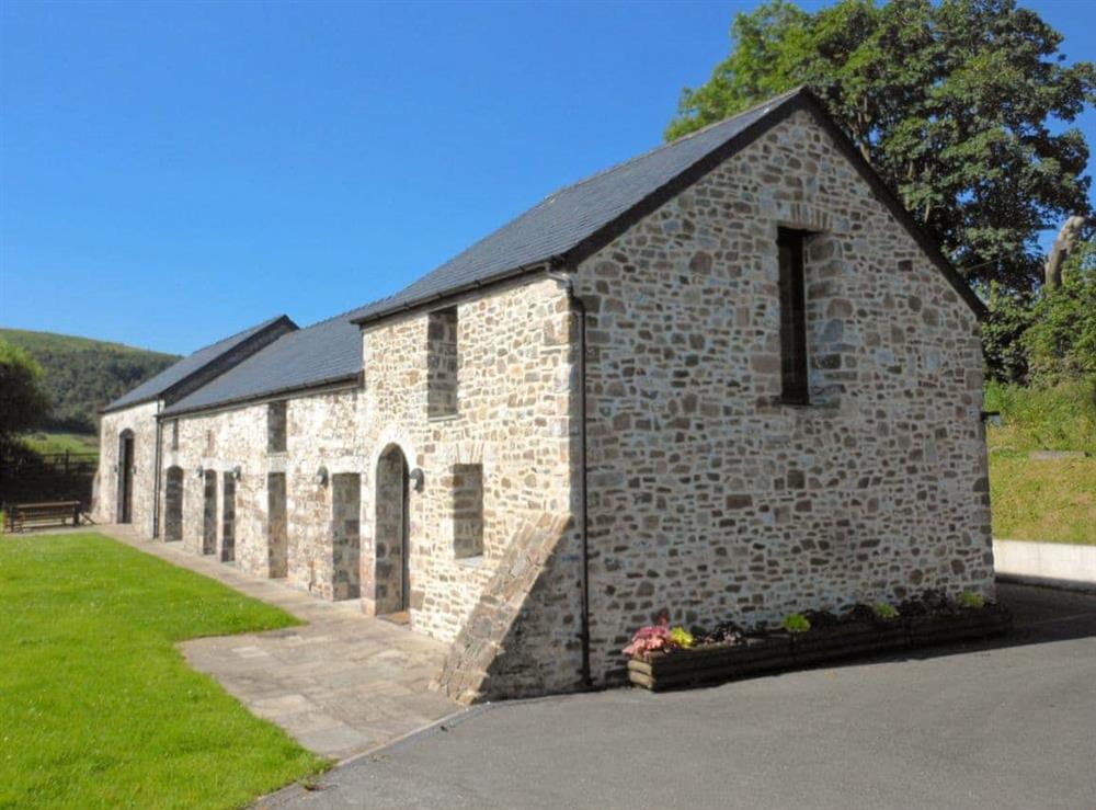 Stone built conversion of former stable block to luxury holiday accomodation at Y Stabl in Bethlehem, Carmarthenshire