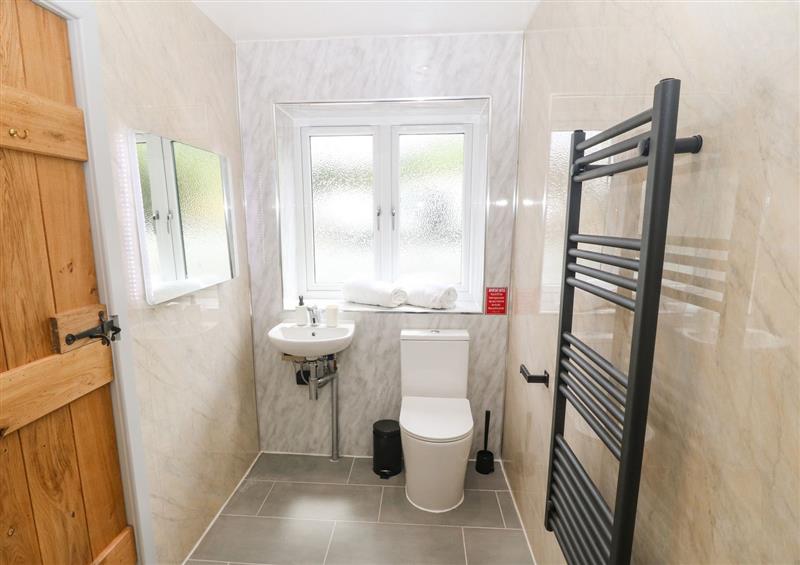 This is the bathroom at Y Stabl (The Stable), Llanrhaeadr-Ym-Mochnant