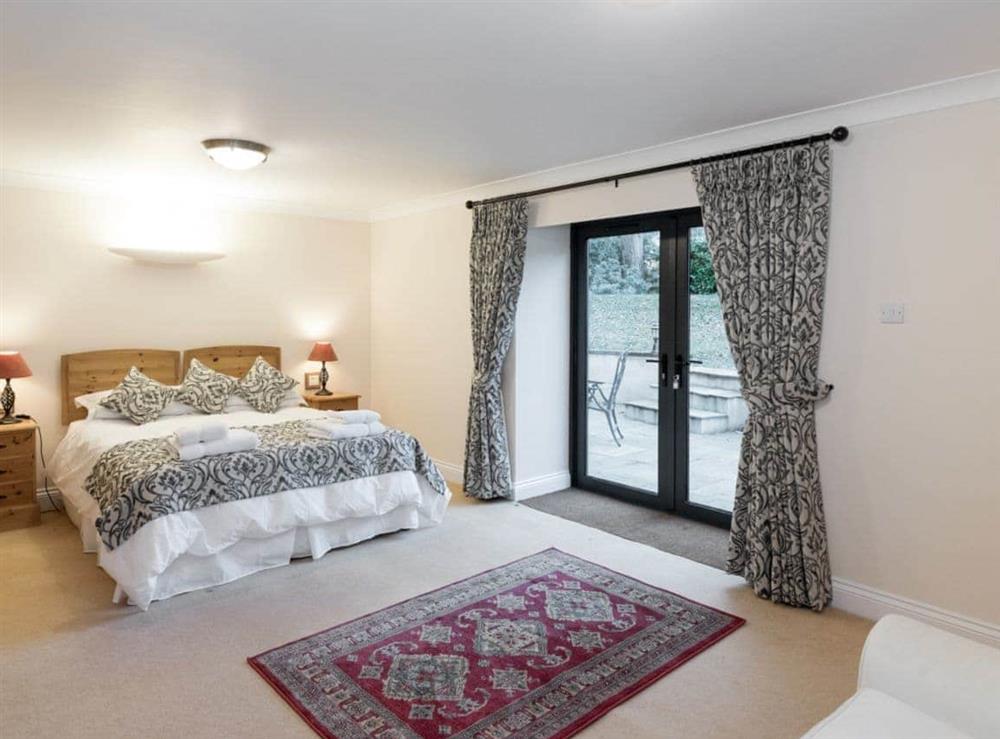 Large double bedroom at Yaffle Cottage in Graffham, near Petworth, West Sussex