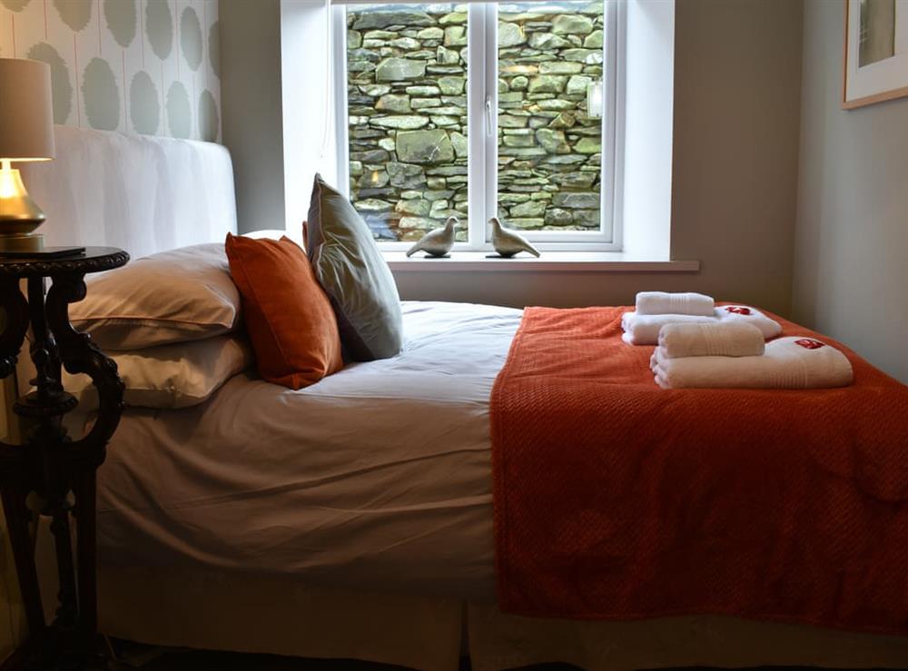Double bedroom at Yan Cottage in Broughton Beck, Cumbria