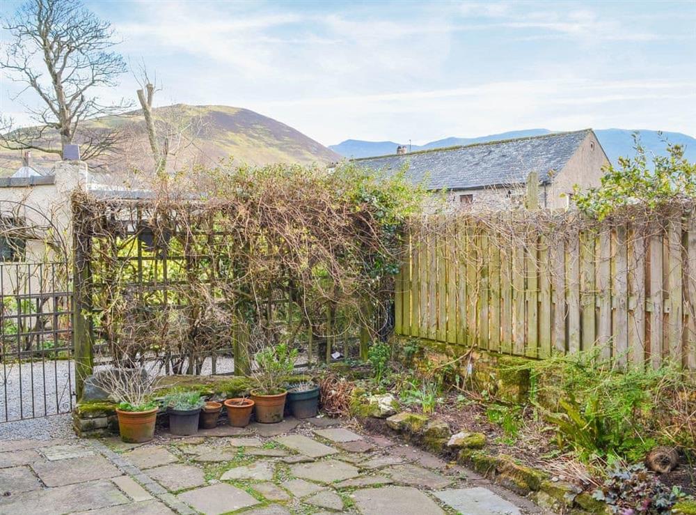 Garden with views of the surrounding area at Yan Yak in Cockermouth, Cumbria