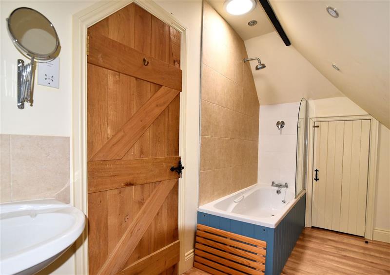 This is the bathroom at Yard Cottage, Lyme Regis