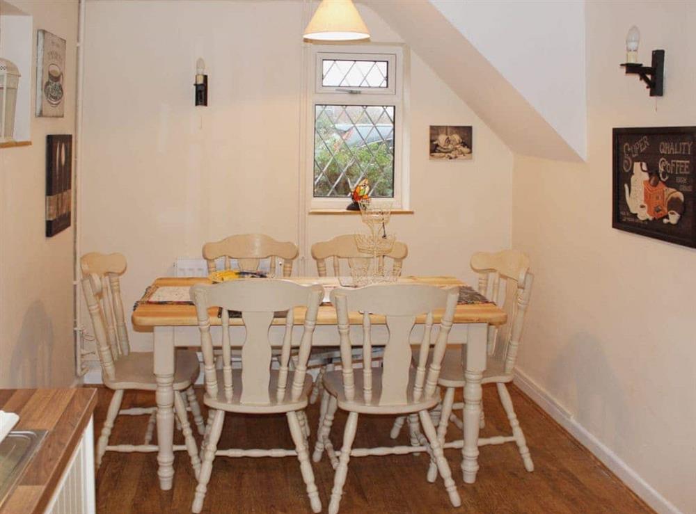 Dining room at Yare Cottage in Reedham, Norfolk