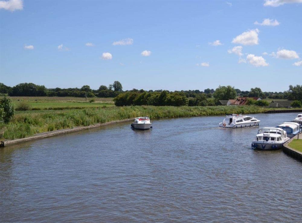Boating on the river Bure