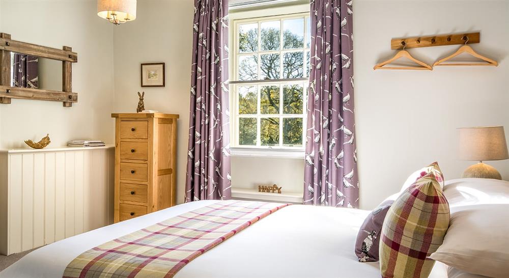 The first double bedroom at Yarncliff Lodge in Hope Valley, Derbyshire