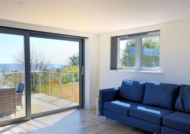 Relax in the living area at Yarrow, Charmouth