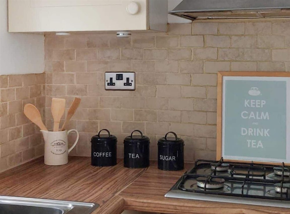 Kitchen at Yasmin Cottage in Maldon, Essex