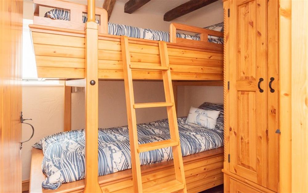 The 3' bunk beds at Ye Olde Bark House in Polperro