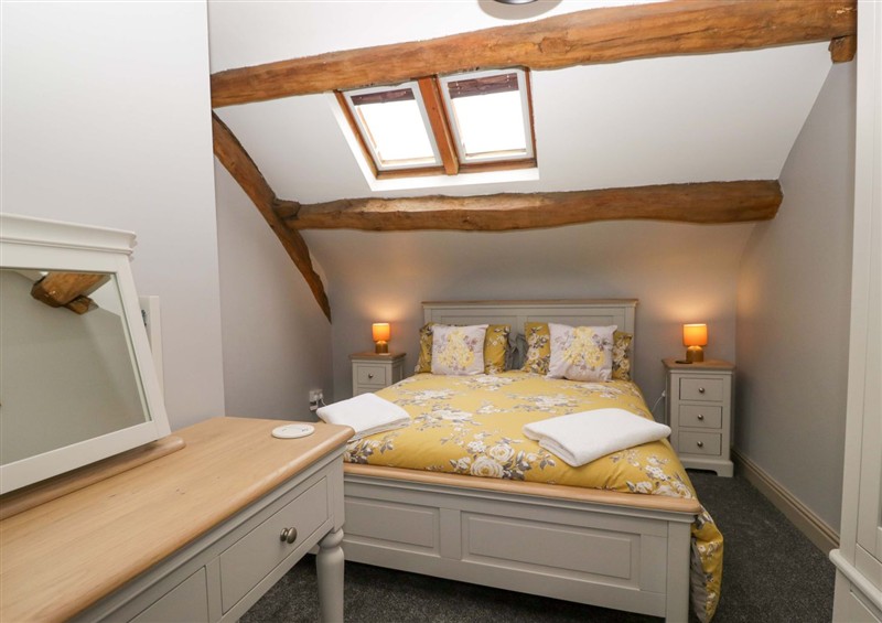 One of the bedrooms at Yeat Stoup Cottage, Little Broughton
