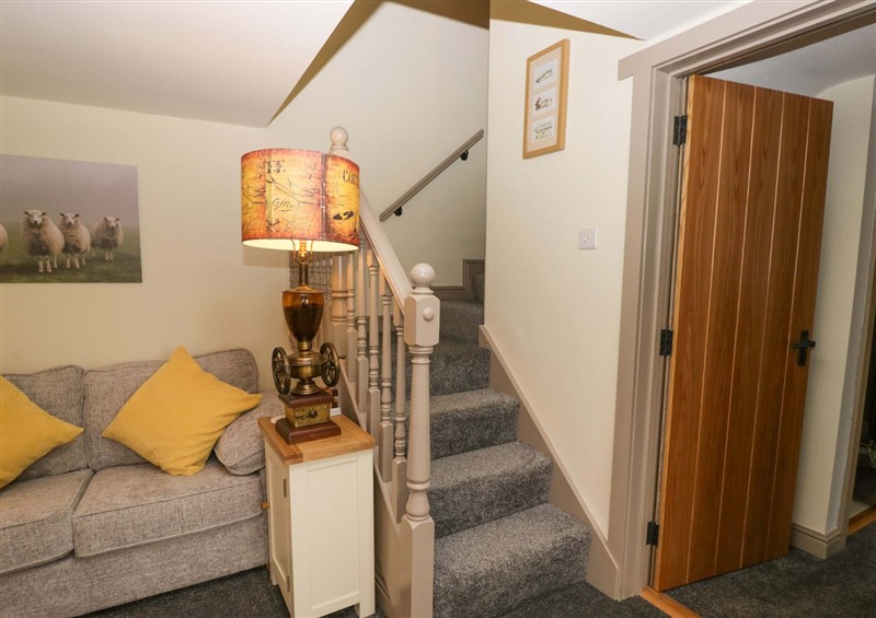 Relax in the living area at Yeat Stoup Cottage, Little Broughton