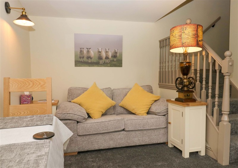 The living room at Yeat Stoup Cottage, Little Broughton