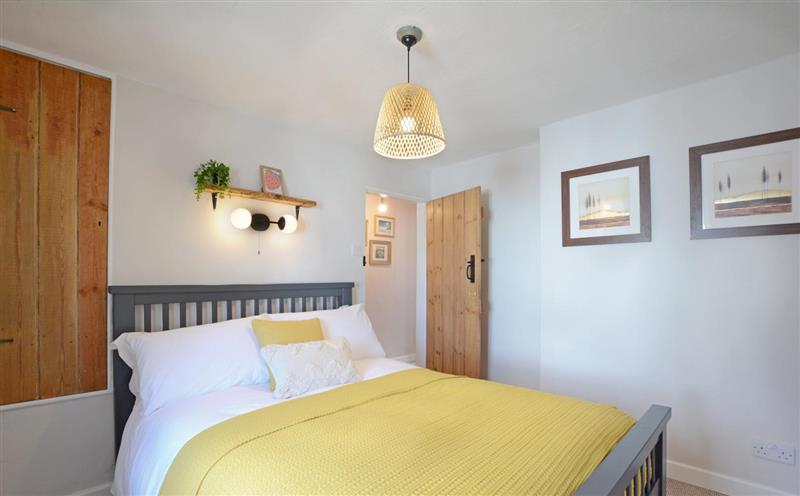 One of the 2 bedrooms at Yellow Gate Cottage, Porlock