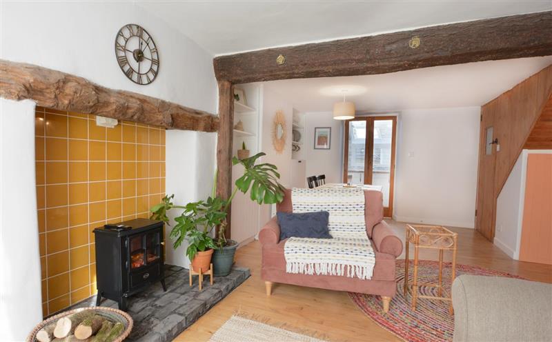 The living area at Yellow Gate Cottage, Porlock