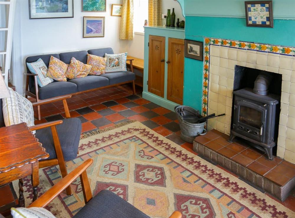 Living room at Yellow in Trefor, Gwynedd