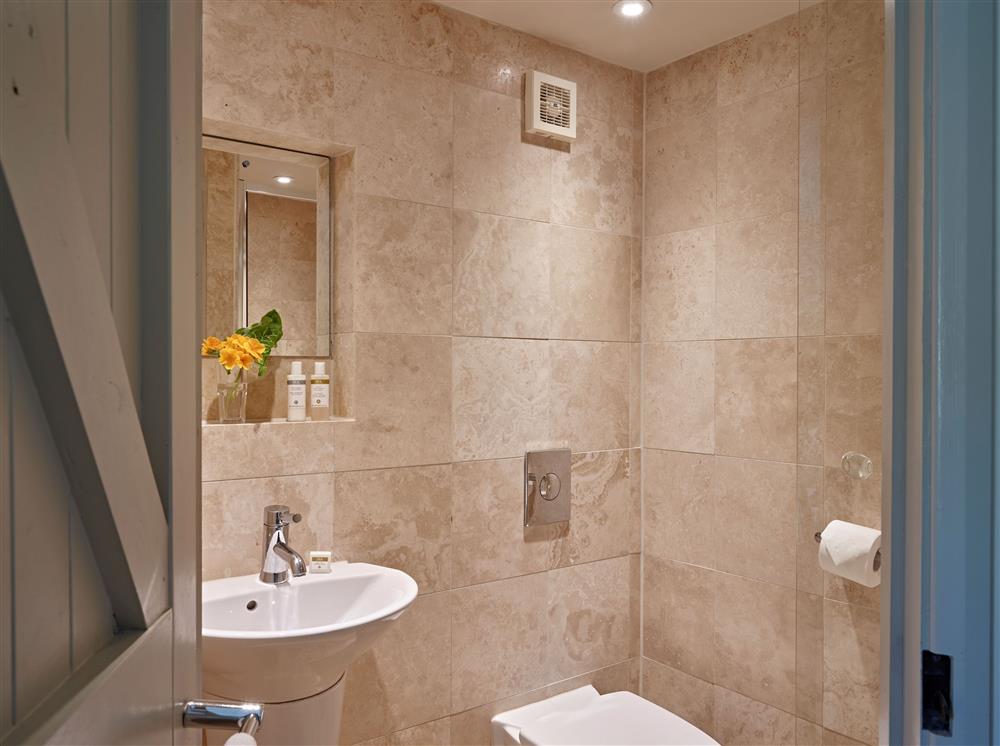 Bedroom ones’ en-suite shower room  at Yennadon Cottage, Dartmouth