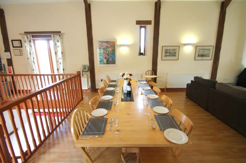Dining room at Yenworthy Barn, Oare