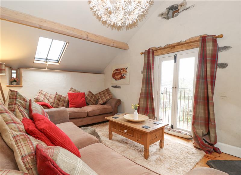 This is the living room at Yew Beck, Rusland near Ulverston