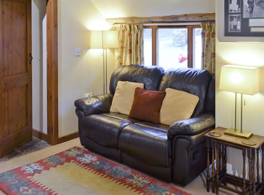 Open plan living/dining room/kitchen at Yew Tree Bothy in Holymoorside, near Chesterfield, Derbyshire