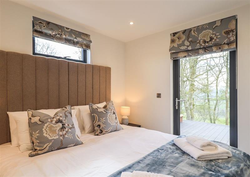 This is a bedroom at Yew Tree Cabin, Ullswater