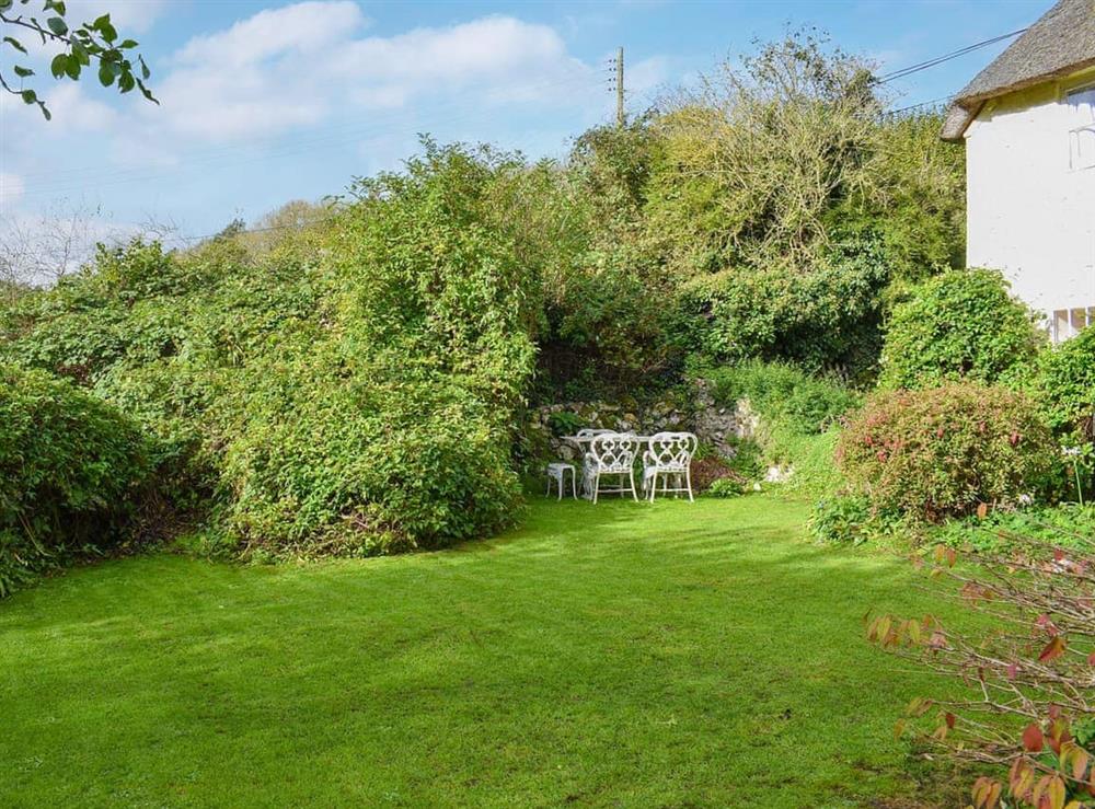 Garden at Yew Tree Cottage in Branscombe, Devon