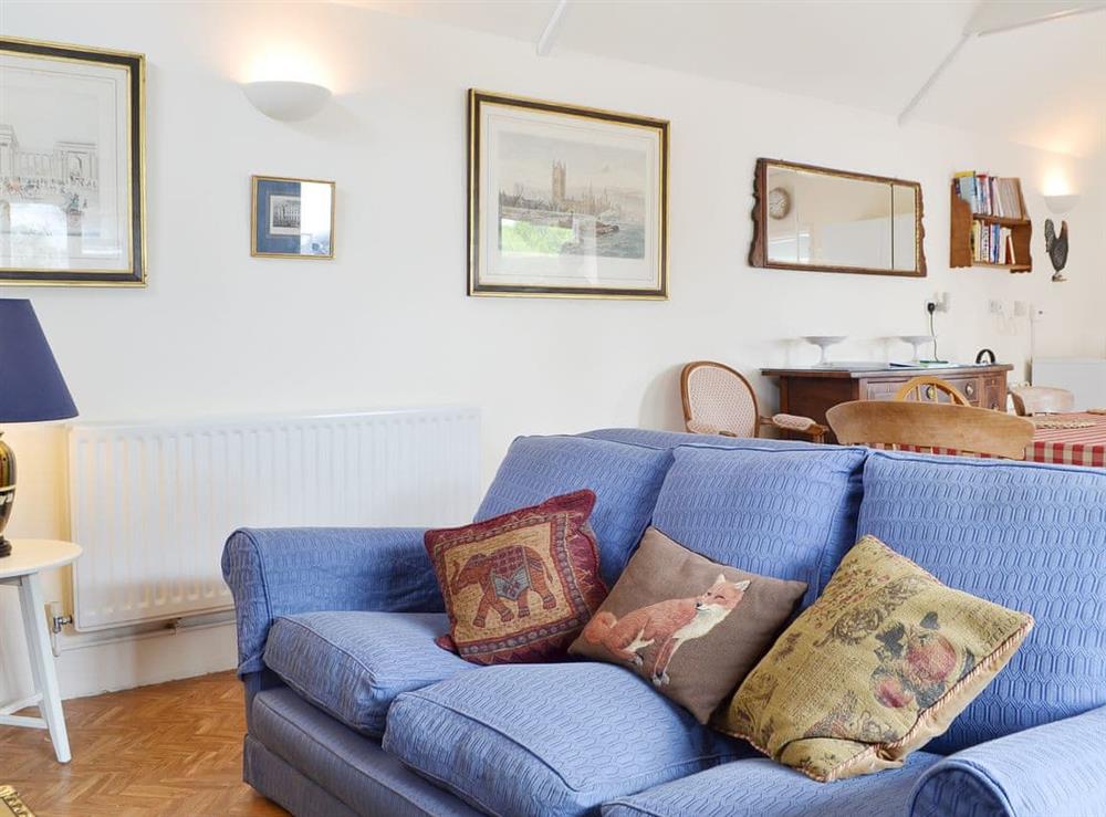Cosy and comfortable open plan space at Yew Tree Cottage in Cheriton, near Alresford, Hampshire