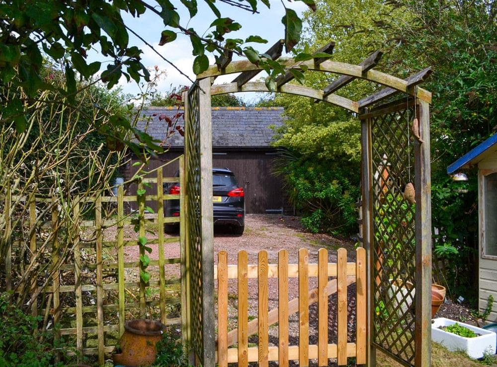 Private parking for 2 cars at Yew Tree Cottage in Farnham, near Blandford Forum, Dorset