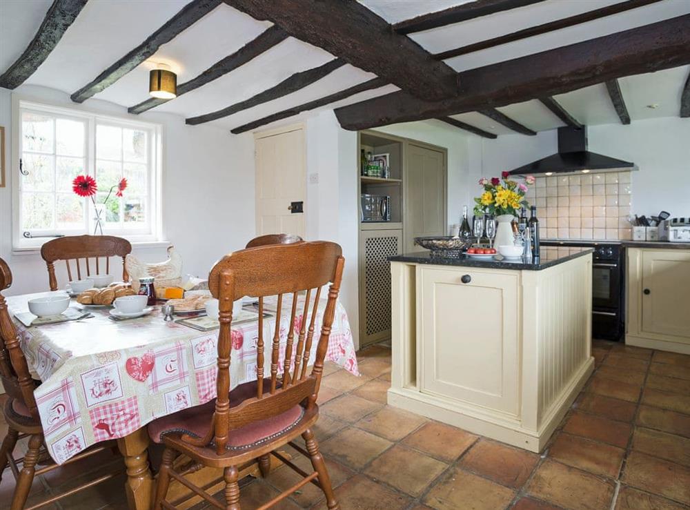 Beautifully presented kitchen/dining room at Yew Tree Cottage in Moulsoe, near Milton Keynes, Buckinghamshire
