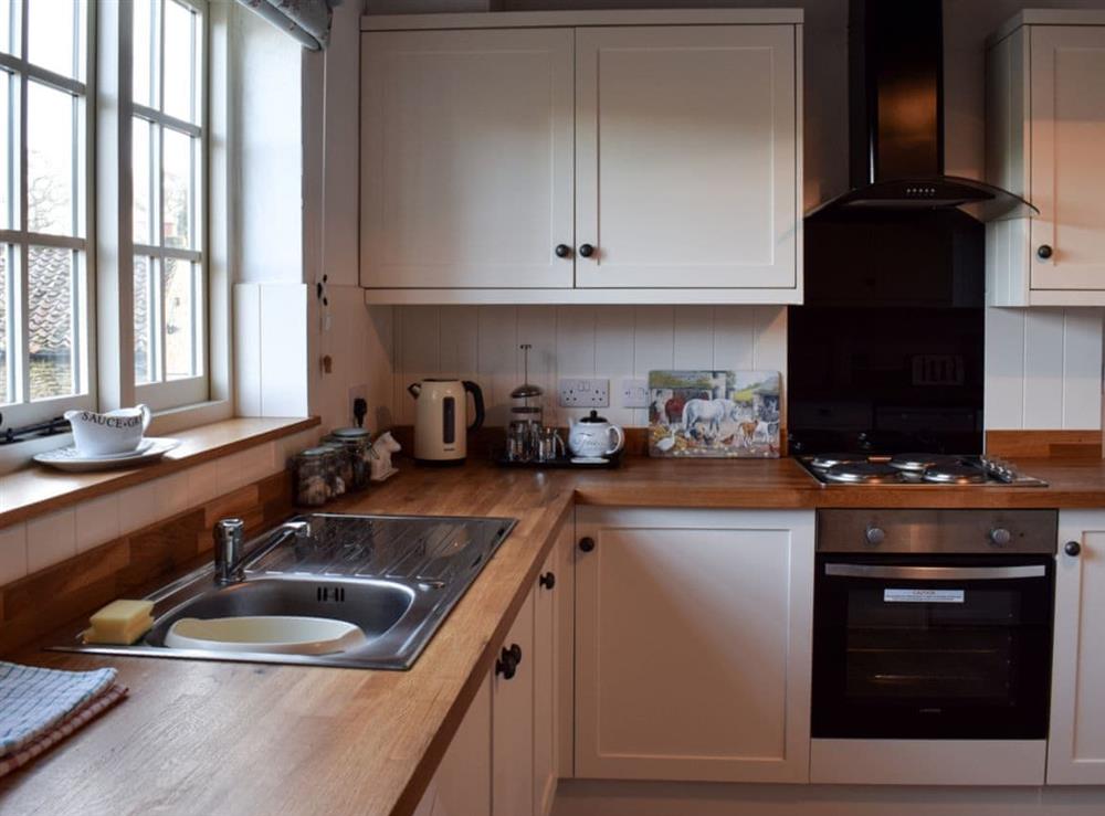 Kitchen at Yew Tree Cottage in West Ayton, near Scarborough, North Yorkshire