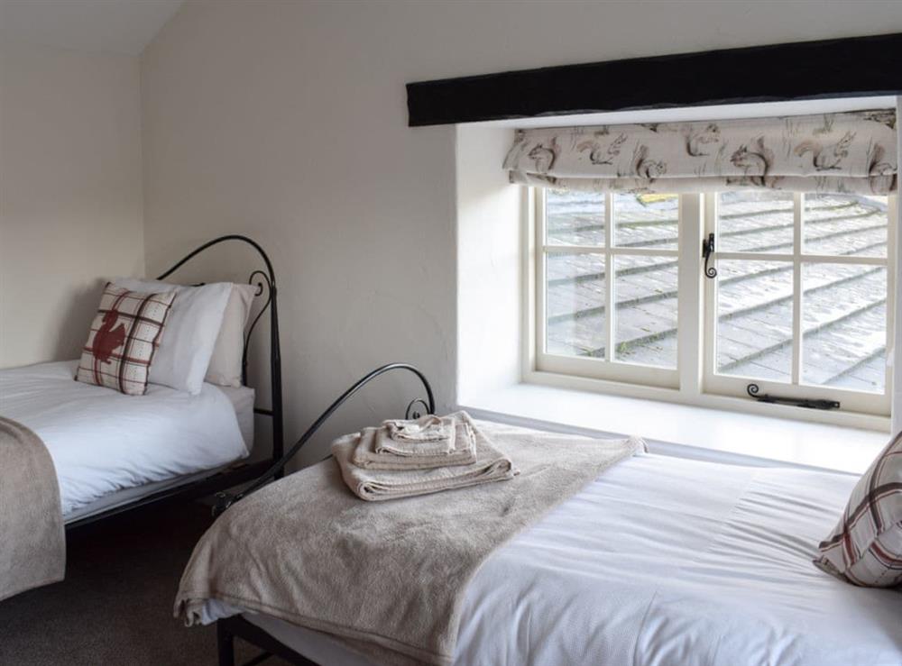 Twin bedroom at Yew Tree Cottage in West Ayton, near Scarborough, North Yorkshire