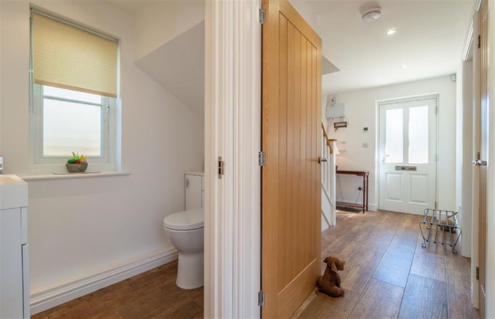 Ground floor cloakroom  at Yew Tree Cottage, Westleton