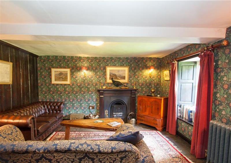 The living room at Yew Tree Farm, Coniston