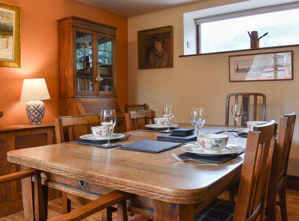 Delightful dining area at Yew Tree Farm in Low Newton, Cumbria