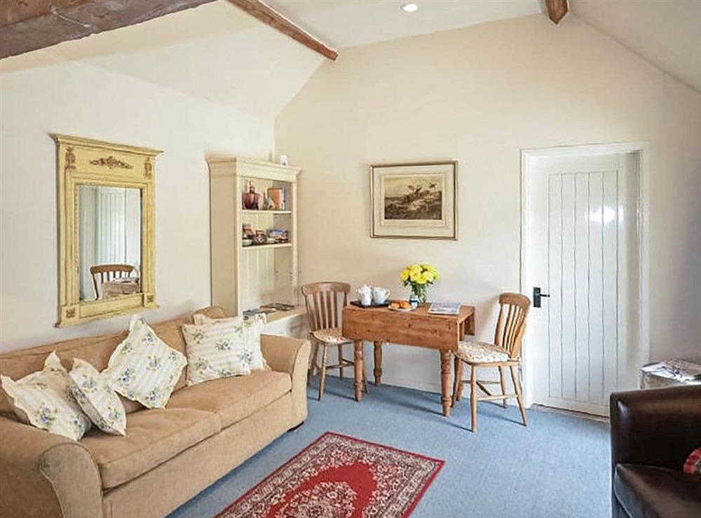 Enjoy the living room at Yew Tree Granary in Pulborough, West Sussex